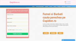 Desktop Screenshot of cupidon.ro